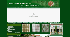 Desktop Screenshot of naturalworld.in