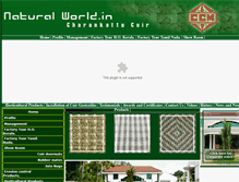 Tablet Screenshot of naturalworld.in